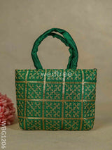 Golden Embroidery Hand Bag - Wbg1206 Bags