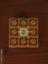 Meenakari Golden Manai - Wbg1106 Pooja Utilities