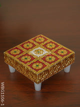 Meenakari Golden Manai - Wbg1106 Pooja Utilities