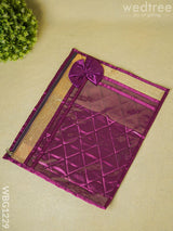 Golden Lace Saree Cover - Wbg1229 Bags