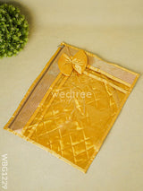 Golden Lace Saree Cover - Wbg1229 Bags