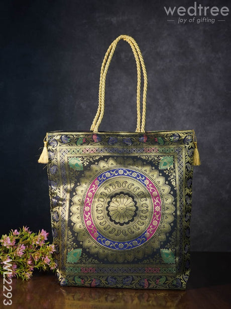 Grand Banarasi Assorted Design Hand Bag ( 16 X ) - Wl2293 Regular Handbags