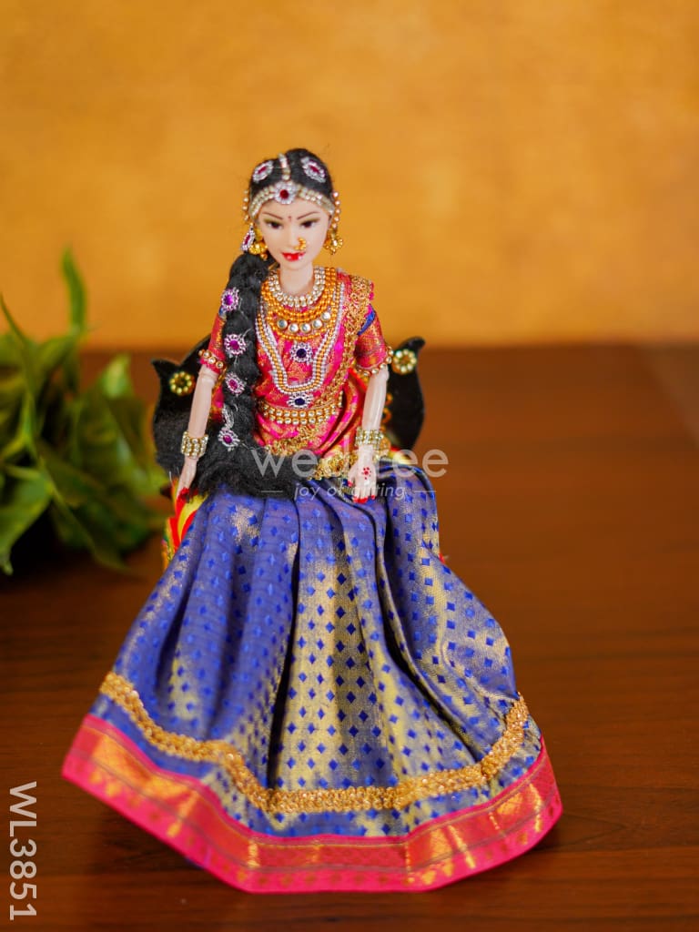 Half Saree Ceremony Doll - Wl3851 Wedding Essentials