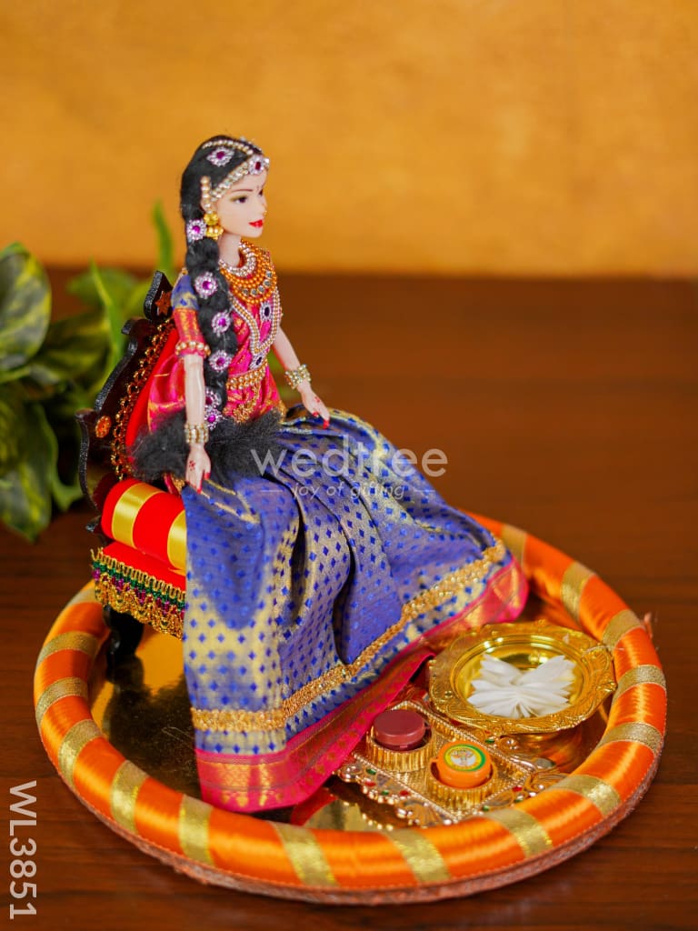 Half Saree Ceremony Doll - Wl3851 Wedding Essentials