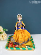 Half Saree Ceremony Doll - Wl3851 Wedding Essentials