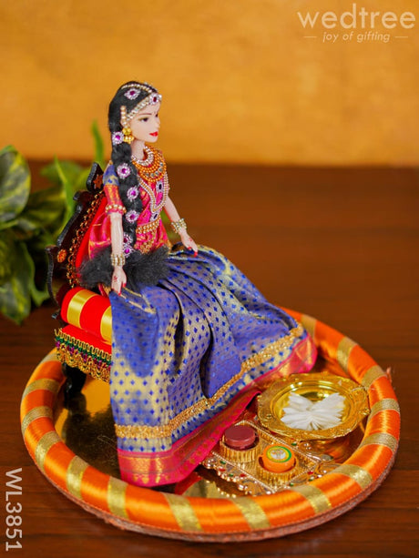 Half Saree Ceremony Doll - Wl3851 Wedding Essentials