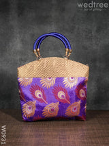 Hand Bag Peacock Feather Design - W0931 Bags