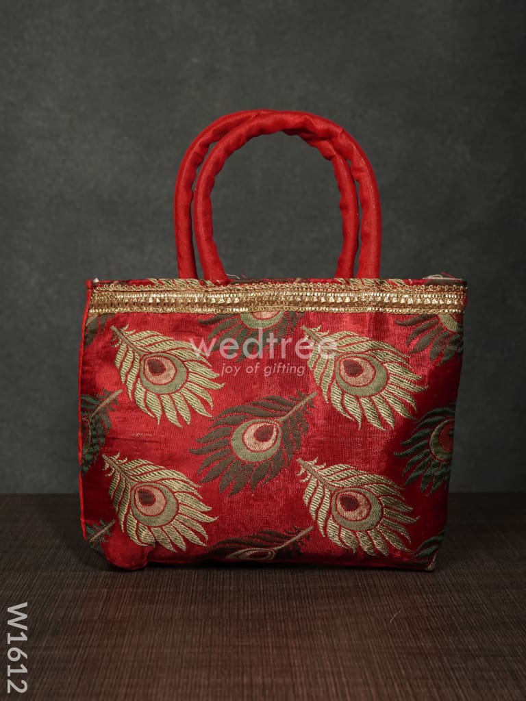 Hand Bag - Peacock Feather W1612 Bags