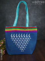 Hand Bag With Kolam Design - Wbg0651 Bags