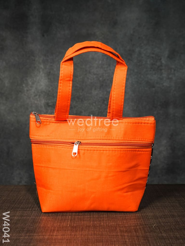 Hand Bag With Warli Print - W4041 Bags