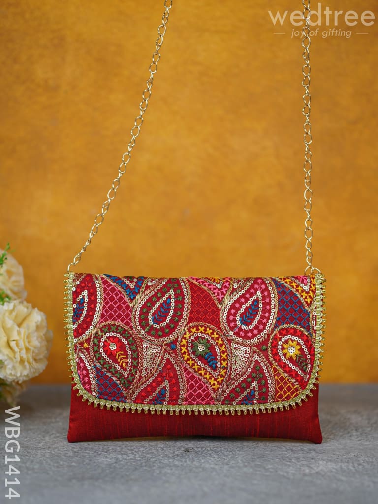 Hand Embroidered Sling Bag - Wbg1414 Bags