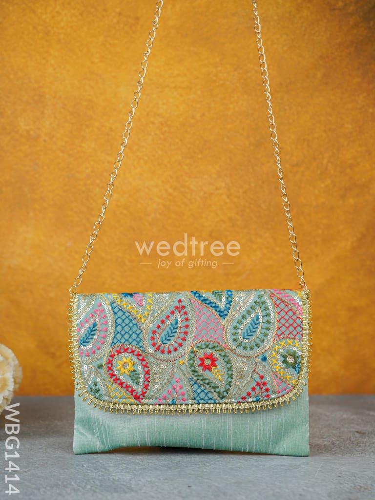 Hand Embroidered Sling Bag - Wbg1414 Bags