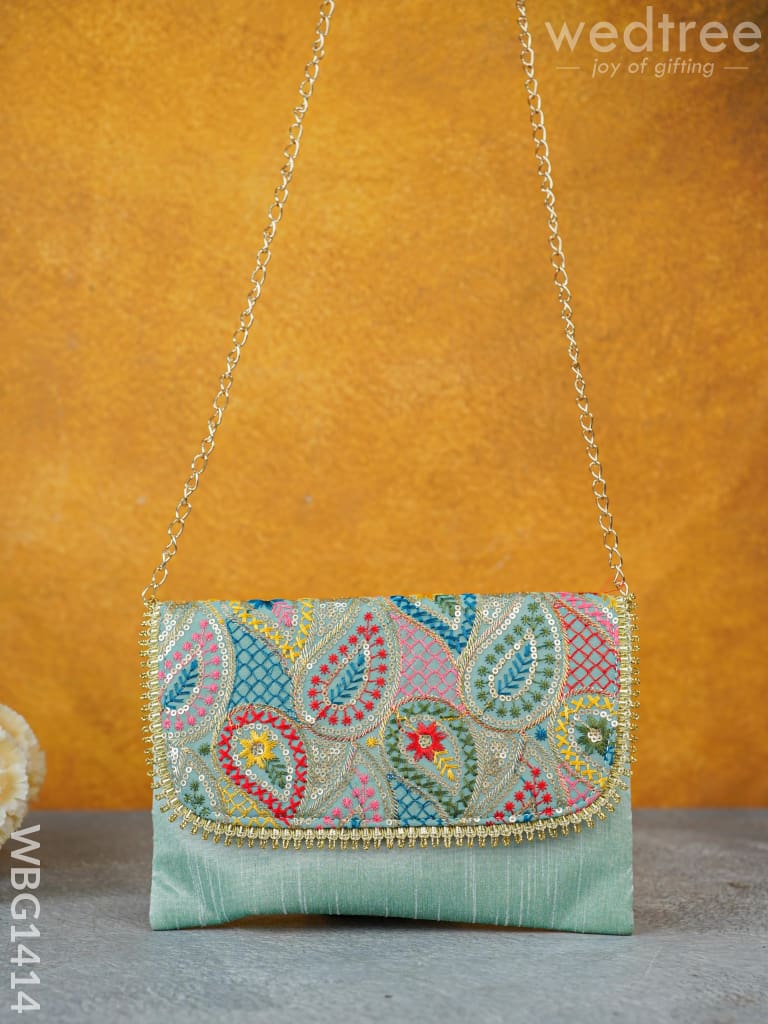 Hand Embroidered Sling Bag - Wbg1414 Bags