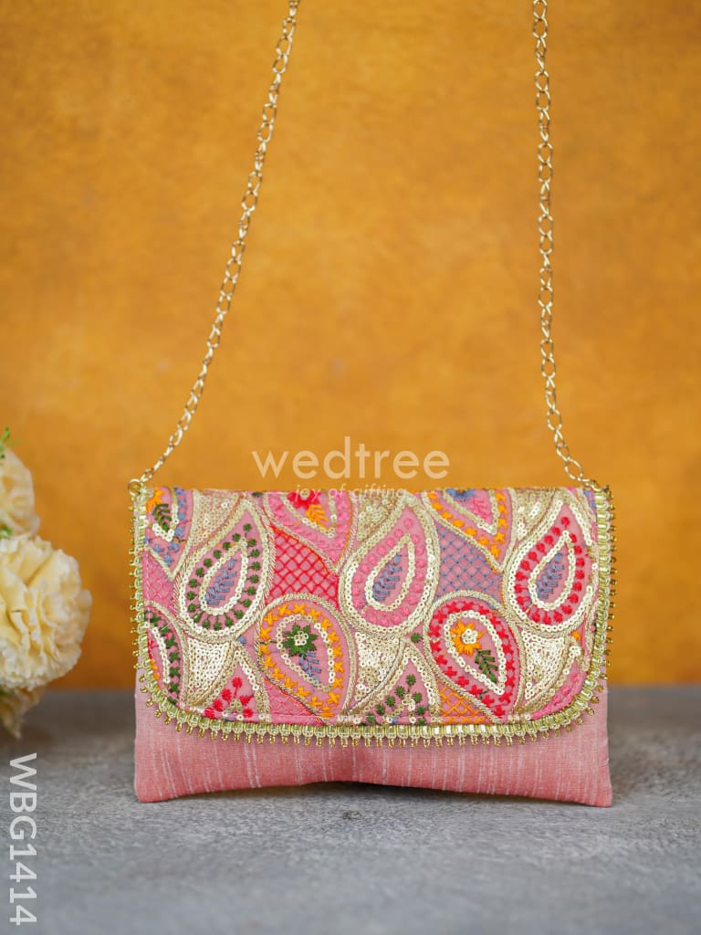 Hand Embroidered Sling Bag - Wbg1414 Bags