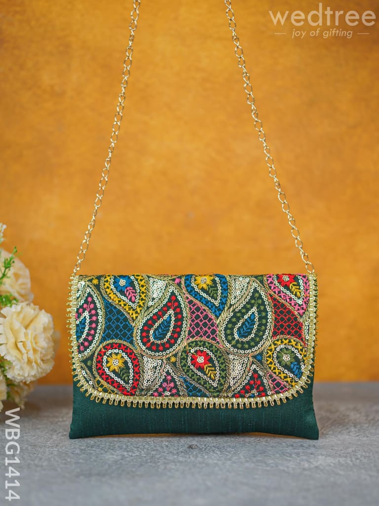 Hand Embroidered Sling Bag - Wbg1414 Bags