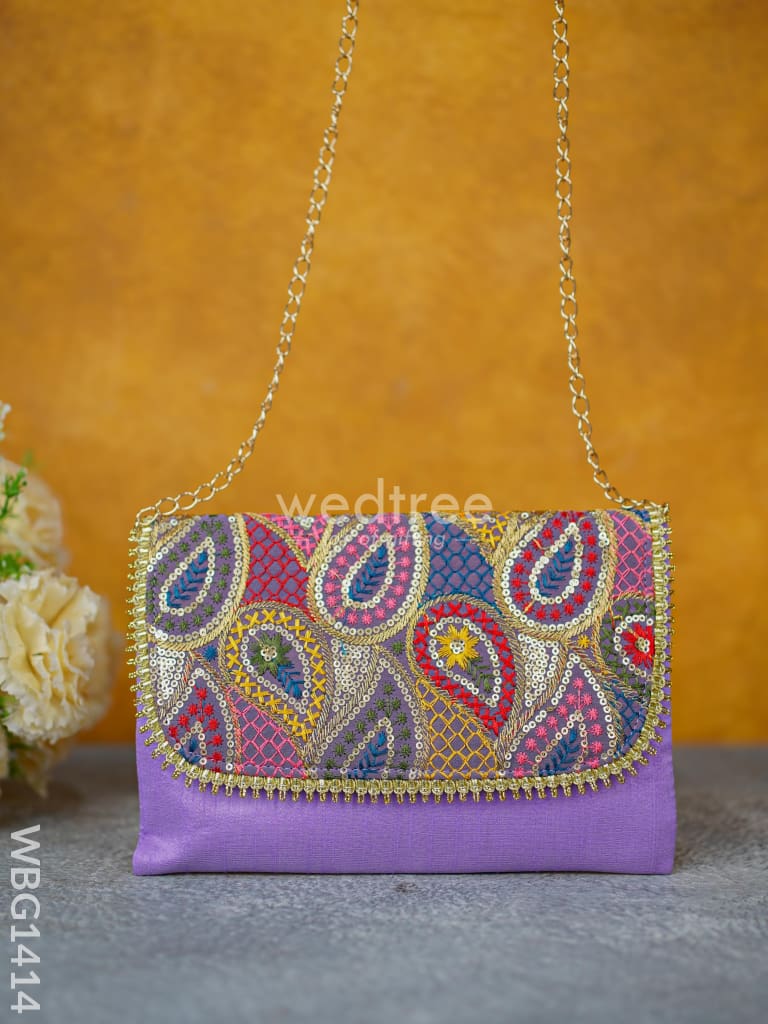 Hand Embroidered Sling Bag - Wbg1414 Bags