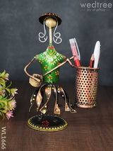 Decorative Doll Pen Stand - Wl1666 Metal Decor Utility