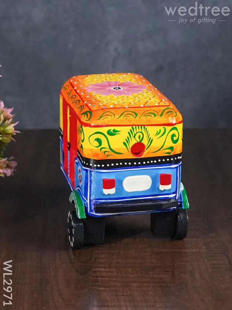 Hand Painted Organizer (Auto) - Channapatna Toys Wl2971 Wooden Utility