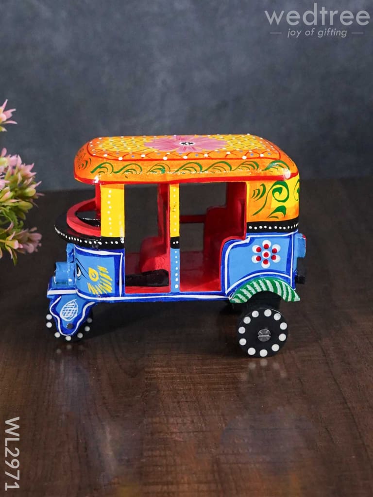 Hand Painted Organizer (Auto) - Channapatna Toys Wl2971 Wooden Utility