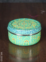 Hand Painted Poori Box - 5Inches Wl2010 Containers