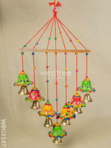 Hand Painted Thoran With Hanging Bells - Wbg1147 Thorans