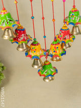 Hand Painted Thoran With Hanging Bells - Wbg1147 Thorans