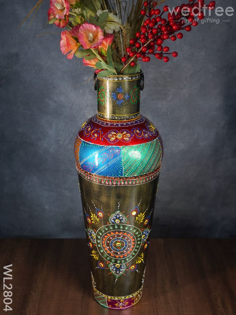 Hand Painted Vase - 30 Inch Wl2804 Vases