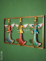 Handpainted 3 Musical Lady Frame - Wl3721 Metal Decor Hanging