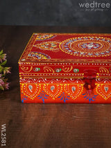 Hand Painted Wooden Organizer Box - Wl2581 Utility