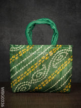 Handbag With Bhandani Print - Wbg0336 Hand Bags