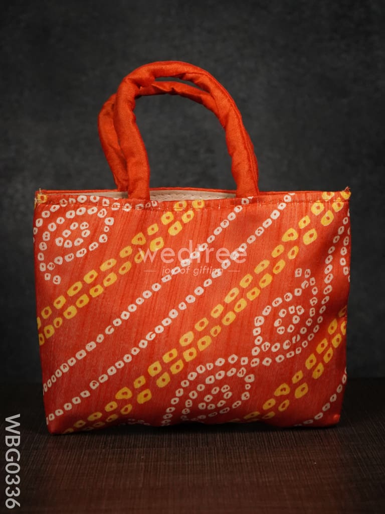 Handbag With Bhandani Print - Wbg0336 Hand Bags