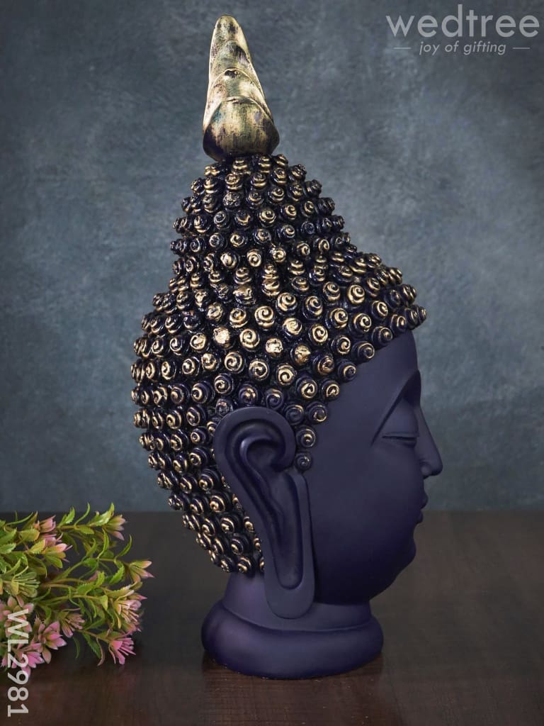 Handcrafted Polyresin Buddha Head - Wl2981 Showpieces