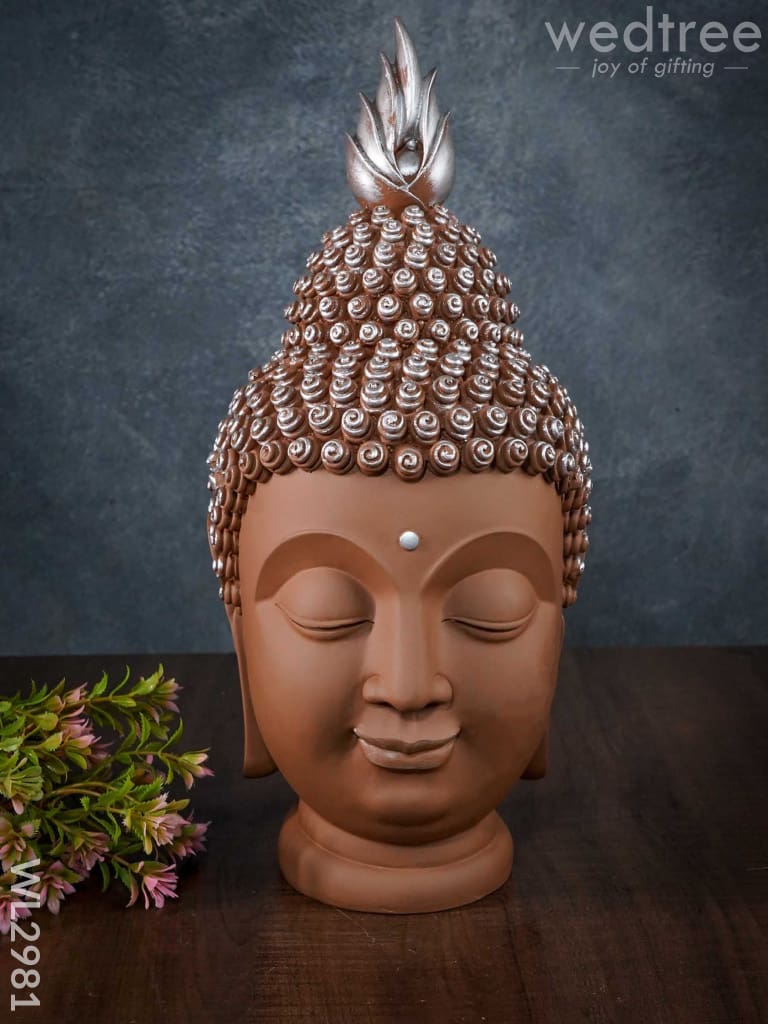 Handcrafted Polyresin Buddha Head - Wl2981 Showpieces