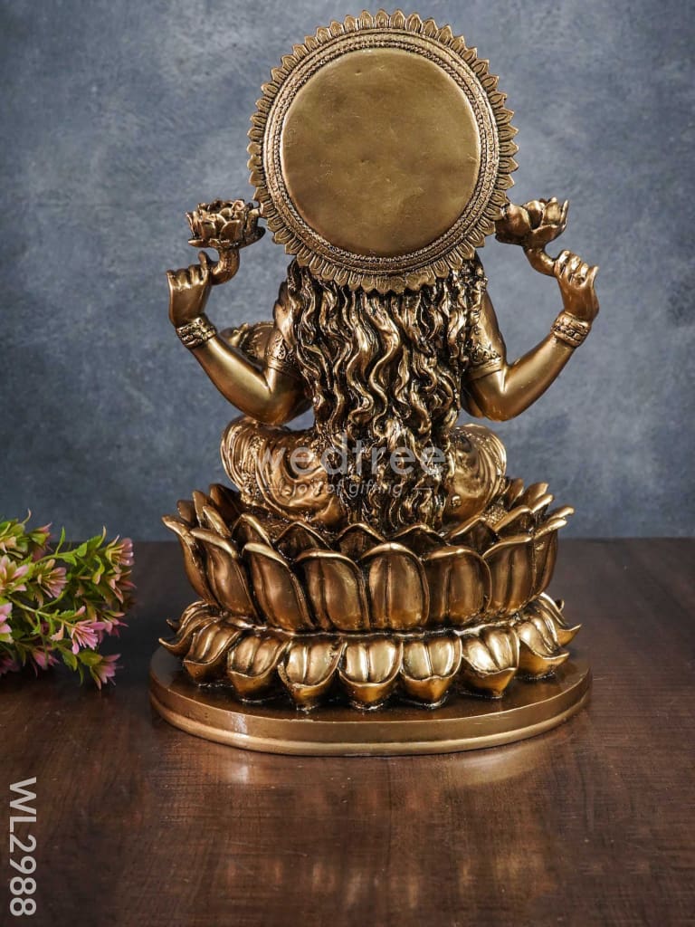 Handcrafted Polyresin Lakshmi Idol - Wl2988 Showpieces