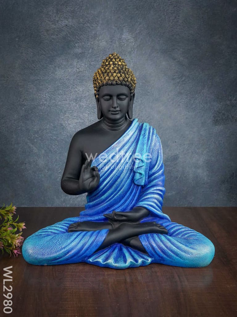 Handcrafted Sitting Buddha Idol - Wl2980 Showpieces