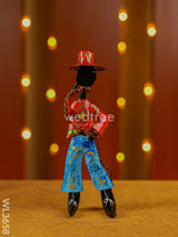 Handpainted Musician Set - 3 Wl3658 Metal Decor Showpiece