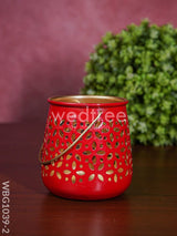 Hanging Jhaali T Light Holder - Wbg1039 Red Candles