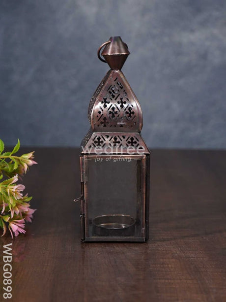 Home Décor Metal Hanging Lantern In Distressed Finish - Wbg0898 Candles