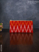 Ikkat Fabric Purse - W4339 Clutches & Purses