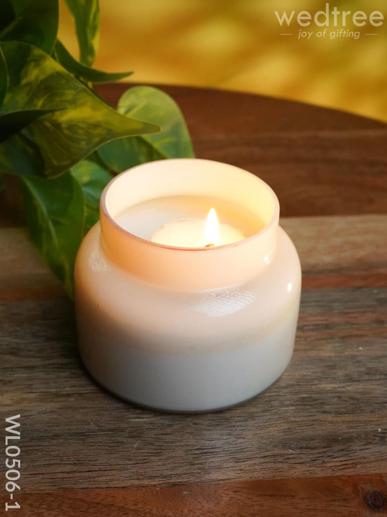 Iridescent Scented Soy Wax Jar (2.5 Inches) - Wl0506 Candles And Votives