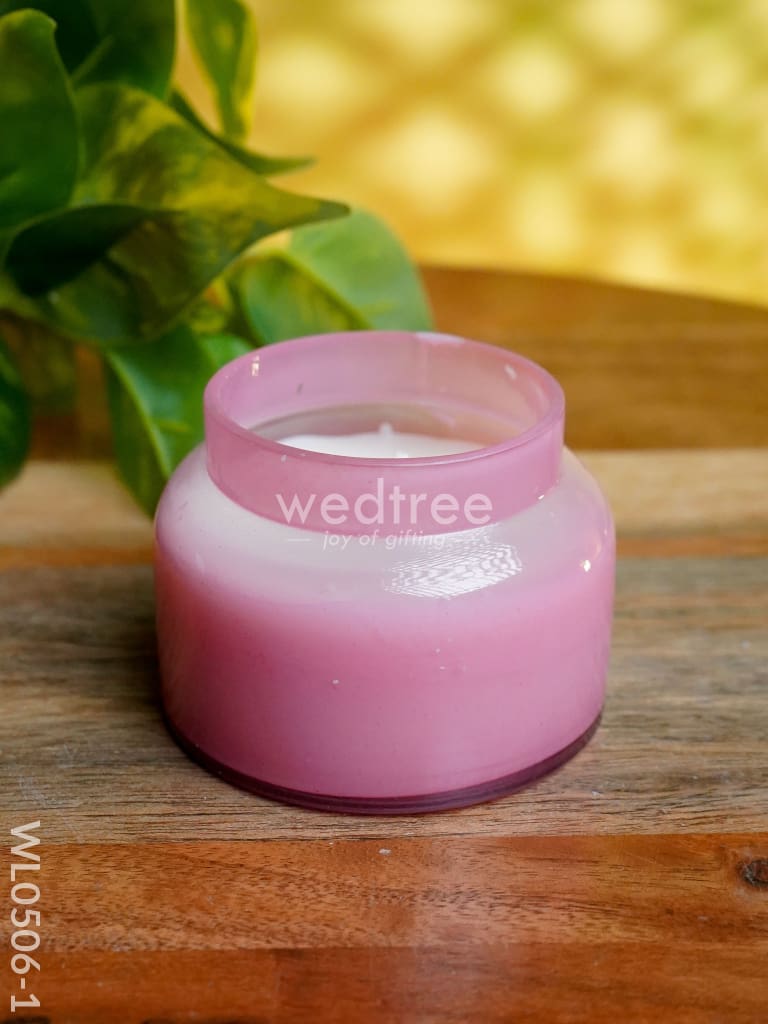 Iridescent Scented Soy Wax Jar (2.5 Inches) - Wl0506 Candles And Votives