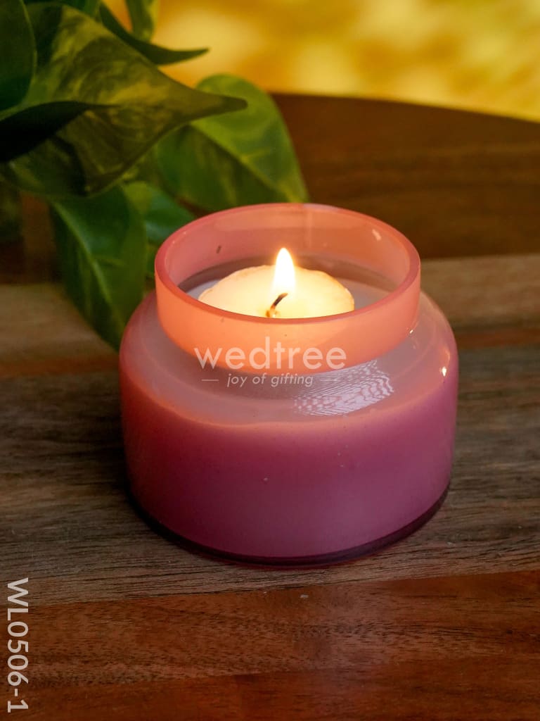 Iridescent Scented Soy Wax Jar (2.5 Inches) - Wl0506 Candles And Votives