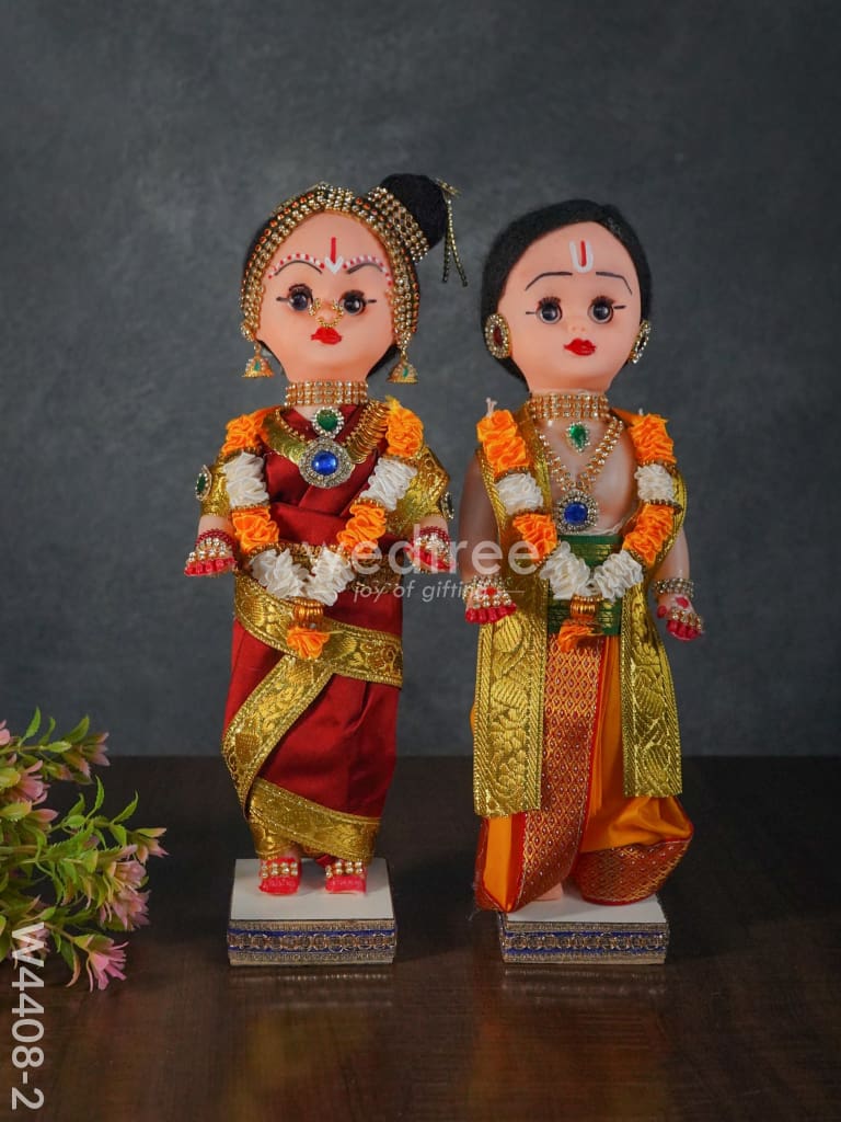 Iyengar Style Nalangu Doll - 12 Inch W4408-2 Wedding Essentials