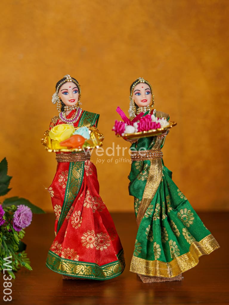 Iyengar Style Dolls - Set Of 4 Wl3803 Wedding Essentials