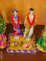 Iyer Style Wedding Dolls - Set Of 4 Wl3817 Essentials