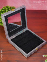 Jewel Box With Floral Design And Attached Mirror - Wl3860 Organizers