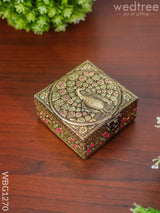 Jewel Box With Peacock Design - Wbg1270 Jewellery Holders