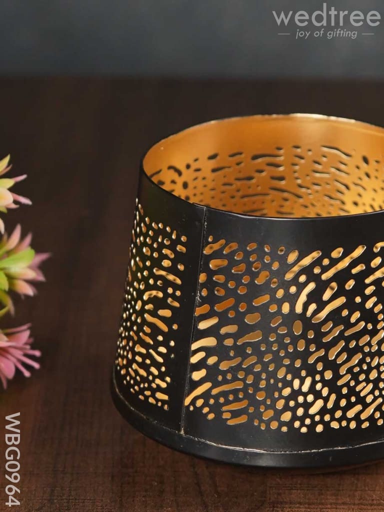 Jhaali Style Votive In Black - Wbg0964 Candles