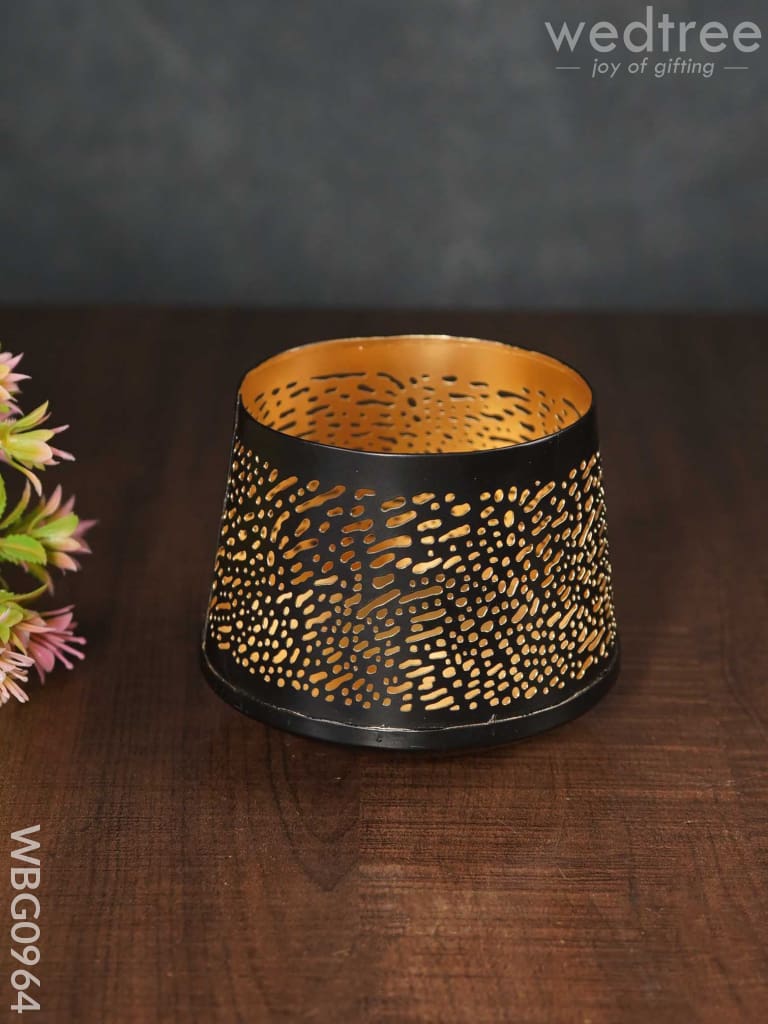 Jhaali Style Votive In Black - Wbg0964 Candles