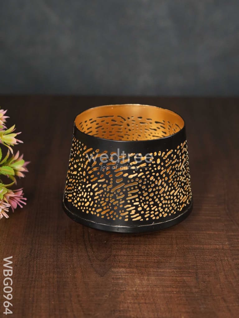 Jhaali Style Votive In Black - Wbg0964 Candles